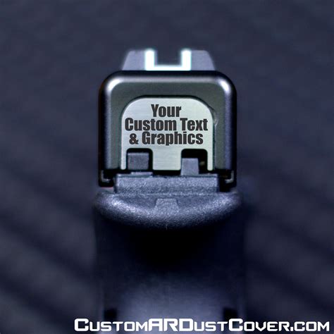 custom glock back plate